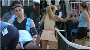 Imagini bulversante la meciul Jelena Ostapenko - Camila Giorgi de la Eastbourne! Gesturile făcute de letonă înainte de a se retrage | FOTO & VIDEO
