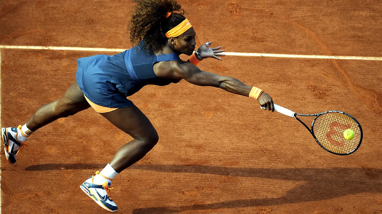 Demonstrație de forță! Serena Williams a spulberat-o pe Sara Errani și e în finală la Roland Garros!