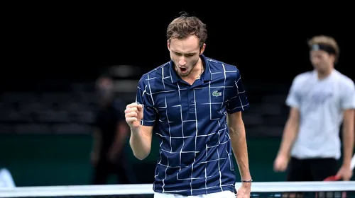 Daniil Medvedev a cucerit turneul Masters de la Paris! Revenire spectaculoasă în finala cu Alexander Zverev