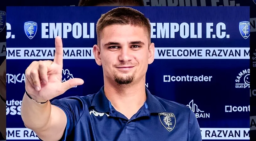 Prima reacție a lui Răzvan Marin după ce a semnat cu Empoli: „Sunt încântat!”