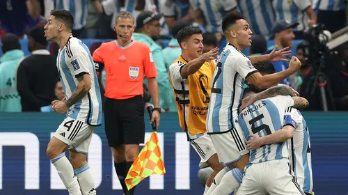 Argentina – Franța, 3-3, 4-2 după lovituri de departajare. Sud-americanii devin campioni mondiali pentru a treia oară în istorie!