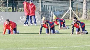 Jucătorii strâng din dinți la antrenamentele lui Piți:** "Trageți de noi să ne omorâți?" Așa arată o zi din viața tricolorilor