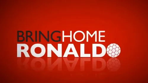 Fanii lui United fac orice pentru a-l aduce pe Ronaldo „acasă”! VIDEO În doar 24 de ore au strâns 40 de mii de lire din donații