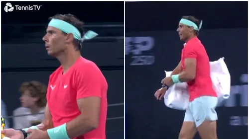 Rafael Nadal nici nu a revenit bine și deja a primit avertisment din partea arbitrului! Reacția spaniolului după momentul controversat petrecut la Brisbane: „Mi-am schimbat întreaga garderobă”. VIDEO