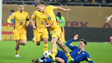 Florin Tănase, out din naționala României. Mircea Lucescu l-a scos la pauza meciului cu Bosnia