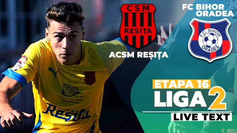 FC Bihor învinge în Valea Domanului și scoate ACSM Reșița în afara locurilor calificabile în play-off. Arbitrajul cărășeanului Roman, exemplar