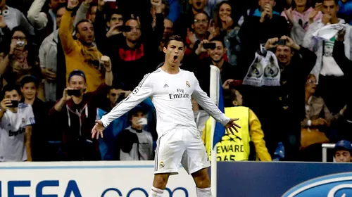 Ronaldo, talismanul Realului! „Albii” nu au pierdut niciodată când a marcat portughezul