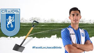 Hai afară la zăpadă, hai un om să construim! Fotbaliștii Craiovei îi cheamă pe suporteri să mute împreună nămeții de pe stadionul Extensiv. Ce surprize îi așteaptă pe fani 