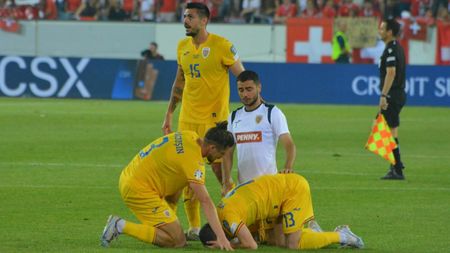 Andrei Burcă, eliberat după remiza din Elveția - România: „Așa se câștigă meciurile, cu inima!”. Anunț despre Valentin Mihăilă: „E nebun, a făcut întindere!”