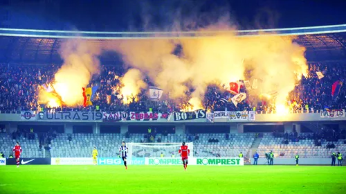 Campioni în tribune!** „U” Cluj are cea mai mare medie de spectatori din Liga I