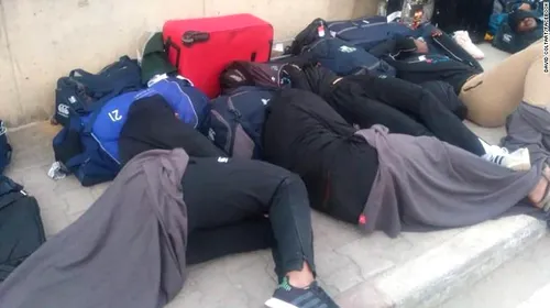 Naționala care a dormit pe străzi pentru a protesta față de condițiile de cazare oferite
