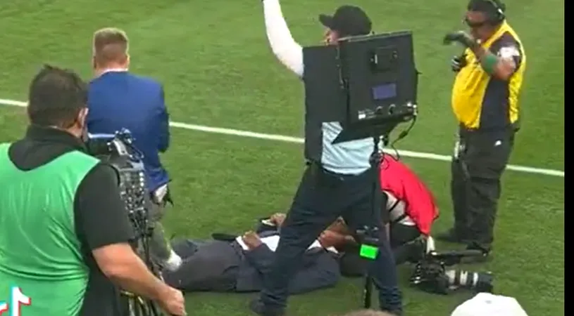 Momente de panică! Fostul mare fotbalist a leșinat în direct, în timp ce transmitea la TV informații despre meciul zilei! S-a prăbușit cu fața la pământ | VIDEO
