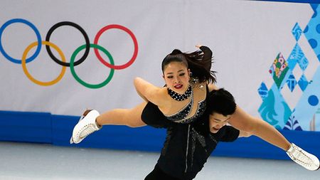 FOTO - Maia și Alex Shibutani, moment strânjenitor la JO de la Soci