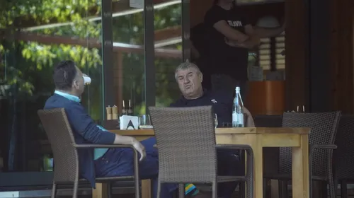 Victor Becali, la un pahar de apă plată în București! Imagini inedite cu fostul impresar de jucători | VIDEO EXCLUSIV