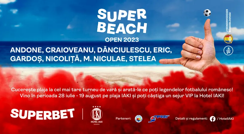 ADVERTORIAL | SUPERBEACH OPEN 2023. Cine va câștiga turneul final din 26 august de pe plaja IAKI din Mamaia?