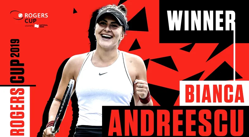 Bianca Andreescu este noua campioană de la Rogers Cup. Finala s-a încheiat în 19 minute, cu Serena Williams - în lacrimi. Prima reacție a Biancăi Andreescu | VIDEO