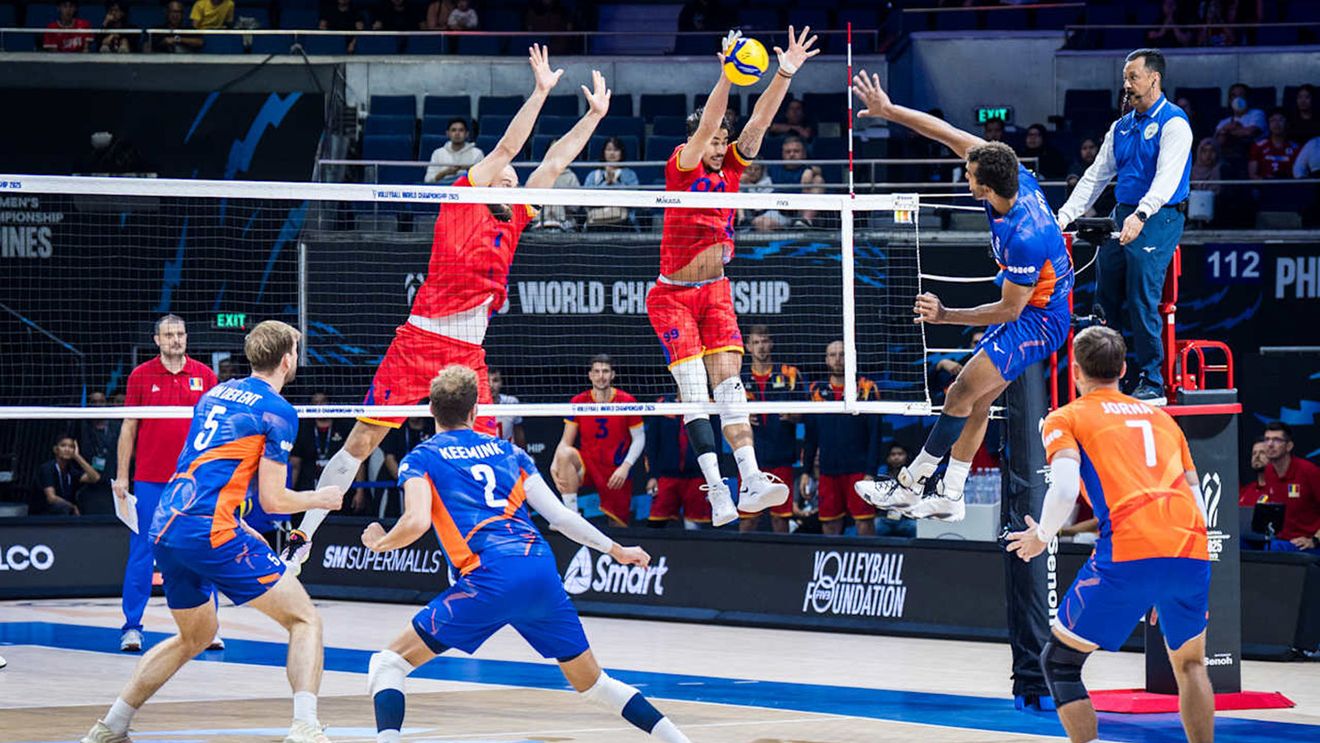 Olanda a învins România după un meci de infarct la Campionatul Mondial de volei din Filipine