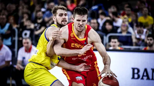 România – Spania 71-84. Prestație bună pentru baschetbaliștii noștri în fața campioanei mondiale VIDEO