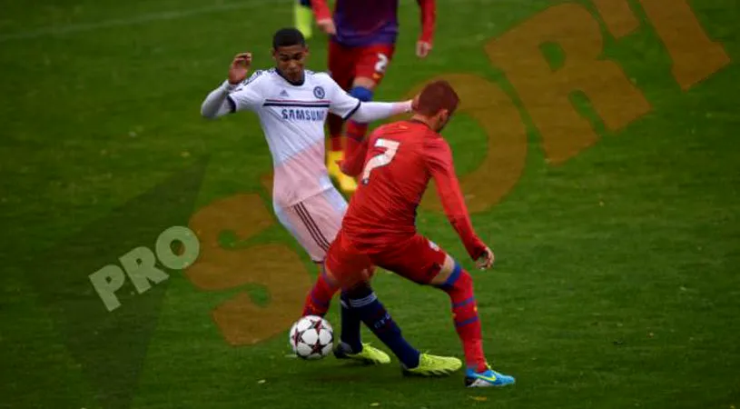 Steaua U19, bătută de atletul perfect! Nu are rival pe 100 m, dar a fost luat la fotbal de Chelsea. Când poate debuta în Premier League