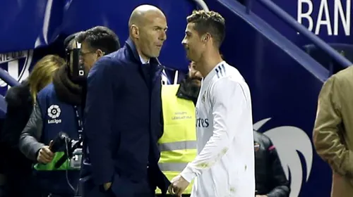 Real, egal dramatic cu Levante. FOTO | Cristiano Ronaldo și momentele serii: de la aroganță la dezamăgire în doar câteva minute. Ce a făcut CR7 după ce a fost schimbat de Zidane