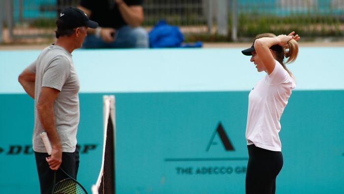 Simona Halep, antrenată din nou de Darren Cahill. Românca s-a pregătit alături de Jannik Sinner și a aprins imaginația tuturor
