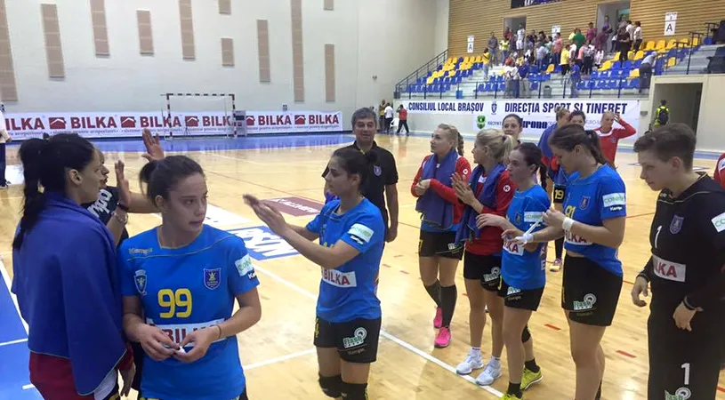 Corona Brașov a debutat în Cupa EHF cu o victorie la 27 de goluri diferență. HCM Rm. Vâlcea, primul lider în Liga Națională de handbal feminin