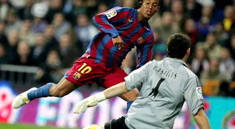 Remember | Cel mai frumos moment oferit de El Clasico? 10 ani de la ziua în care Ronaldinho a avut Santiago Bernabeu la picioare. VIDEO |  Golurile care au făcut înconjurul planetei și gestul superb al fanilor Realului