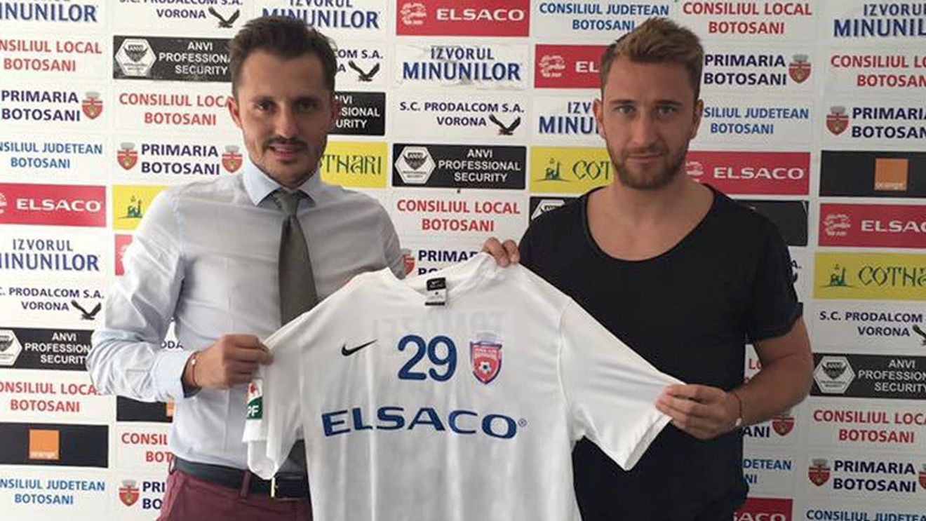 FC Botoșani a mai făcut un transfer. Fotbalistul își reziliase contractul cu ACS Poli Timișoara în urmă cu două zile