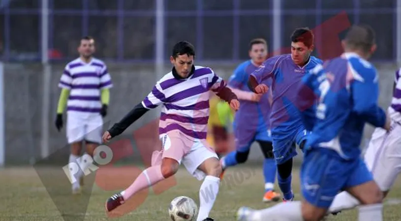 FOTO** Primul meci în alb-violet! Paul Codrea a jucat pentru echipa timișoreană din liga a cincea. Reacția fostului rapidist