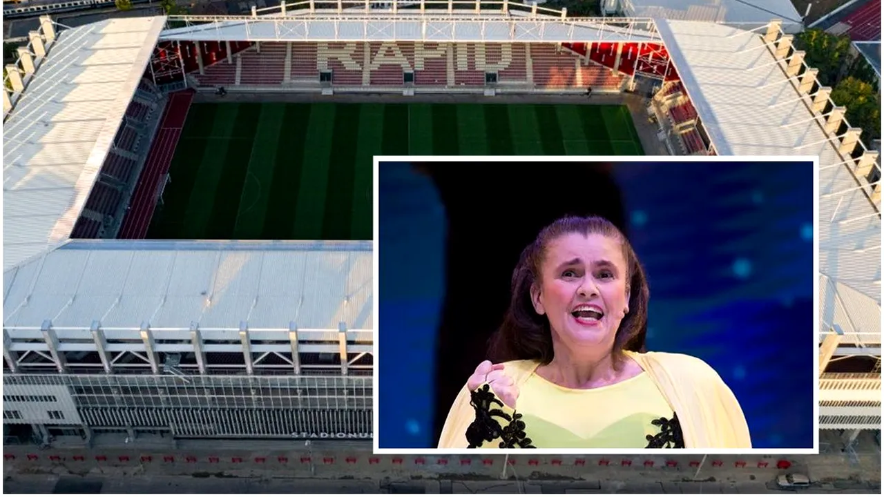 Surpriză uriașă! Soprana Felicia Filip va cânta imnul României la inaugurarea stadionului Rapid