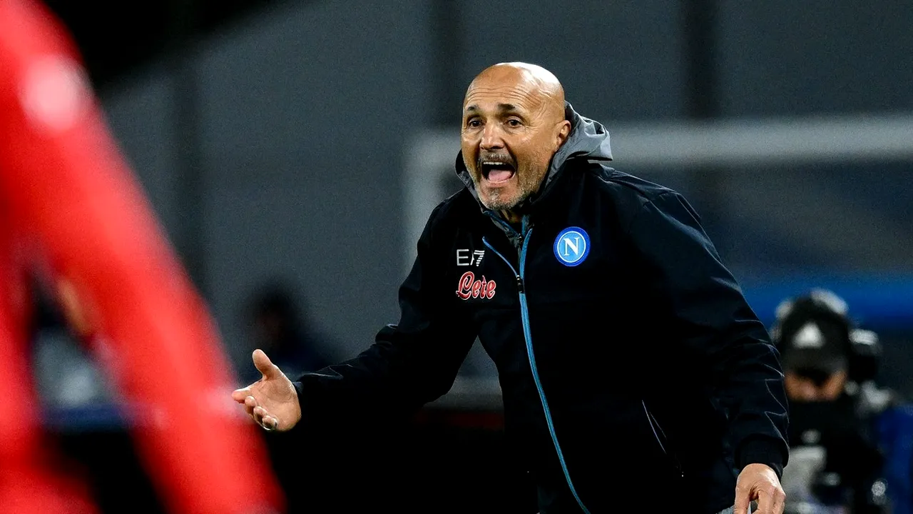 Luciano Spalletti, antrenorul lui Napoli, a cedat la microfonul celor de la Sky și l-a făcut praf pe Istvan Kovacs: „Nu e corect!”