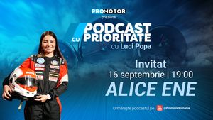 „Podcast cu Prioritate”, ep. 16, apare sâmbătă, 16 septembrie. Invitată: Alice Ene