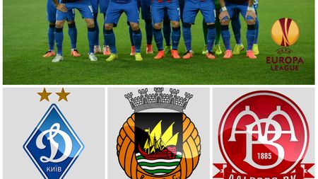 Prezentarea adversarelor Stelei din grupele Europa League. Cine sunt Dinamo Kiev, Rio Ave și Aalborg