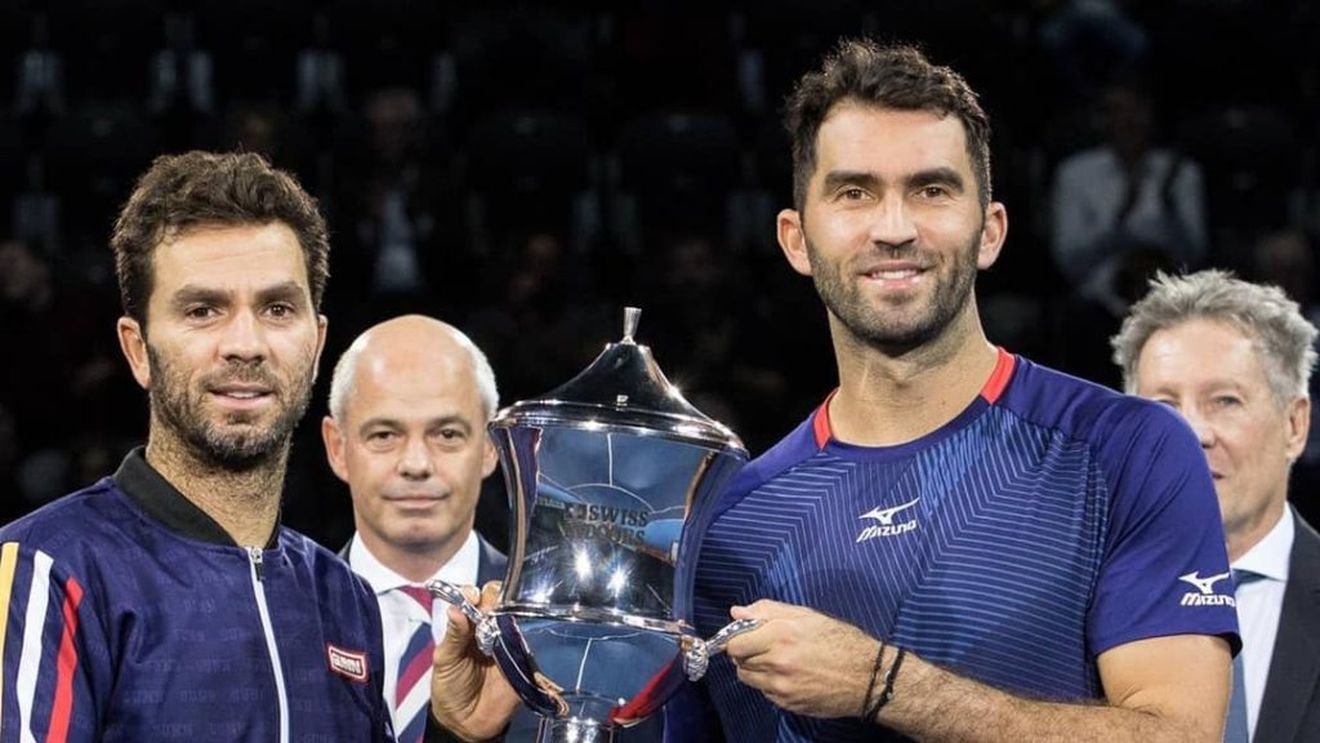 #RoTec20. Horia Tecău a câștigat titlul cu numărul 20 alături de Jules Rojer la Basel, "acasă la Roger Federer"