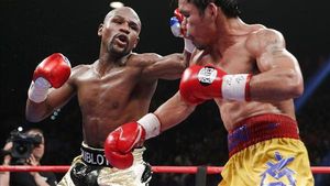 Monica Columbeanu a fost prezentă la Mayweather - Pacquaio. Puțini au avut acces la locurile unde a stat românca