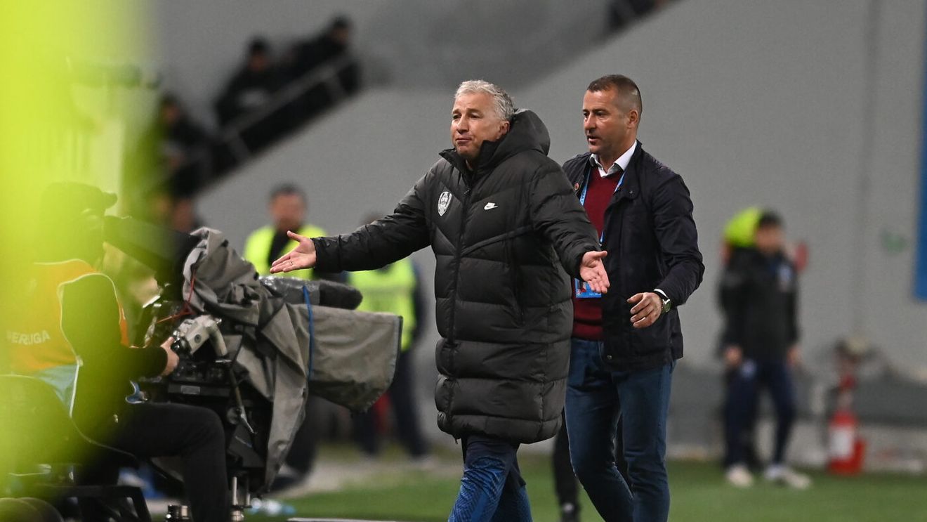 Discursul lui Dan Petrescu de la finalul meciului CFR Cluj - FCSB l-a enervat teribil pe Basarab Panduru. „Las-o încolo, am ajuns să comentăm de zid...”