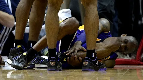 Probleme serioase la Lakers!** Californienii au pierdut cu Atlanta, iar Bryant s-a accidentat serios!