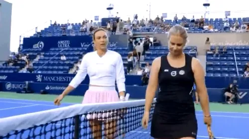 Gestul de neînțeles făcut de Donna Vekic în momentul în care adversara s-a întors cu spatele! Croata a stârnit controverse după calificarea în semifinale la Monterrey | VIDEO