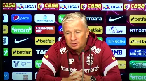 Dan Petrescu, despre principalul obiectiv de la CFR Cluj. „Sunt bărbat și știu în ce am intrat!” | VIDEO