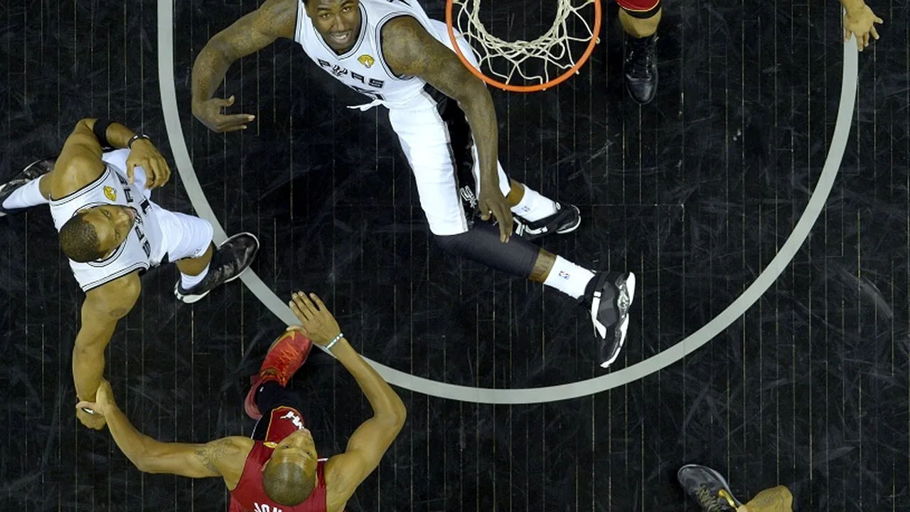 Eră glaciară! Heat, înfrângere istorică în al treilea meci al finalei NBA cu Spurs