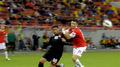 Giuleștiul plânge când vede faza asta:** „Altul era scorul!” Rapid a cerut penalty la duelul dintre Ilijoski și Grigore