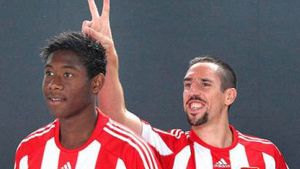 FOTO** Ribery e în mare formă în afara terenului: i-a 'pus coarne' lui Alaba