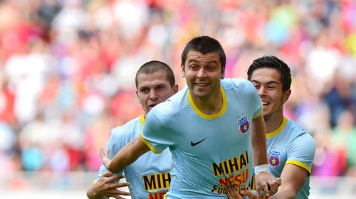 Steaua și-a „recuperat” omul de gol. Raul Rusescu a semnat și va juca în Ghencea până în 2015 | OFICIAL