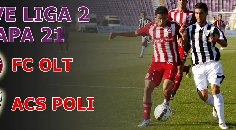 FC Olt - ACS Poli 1-1** Trandu egalează din penalty în minutul 90+4