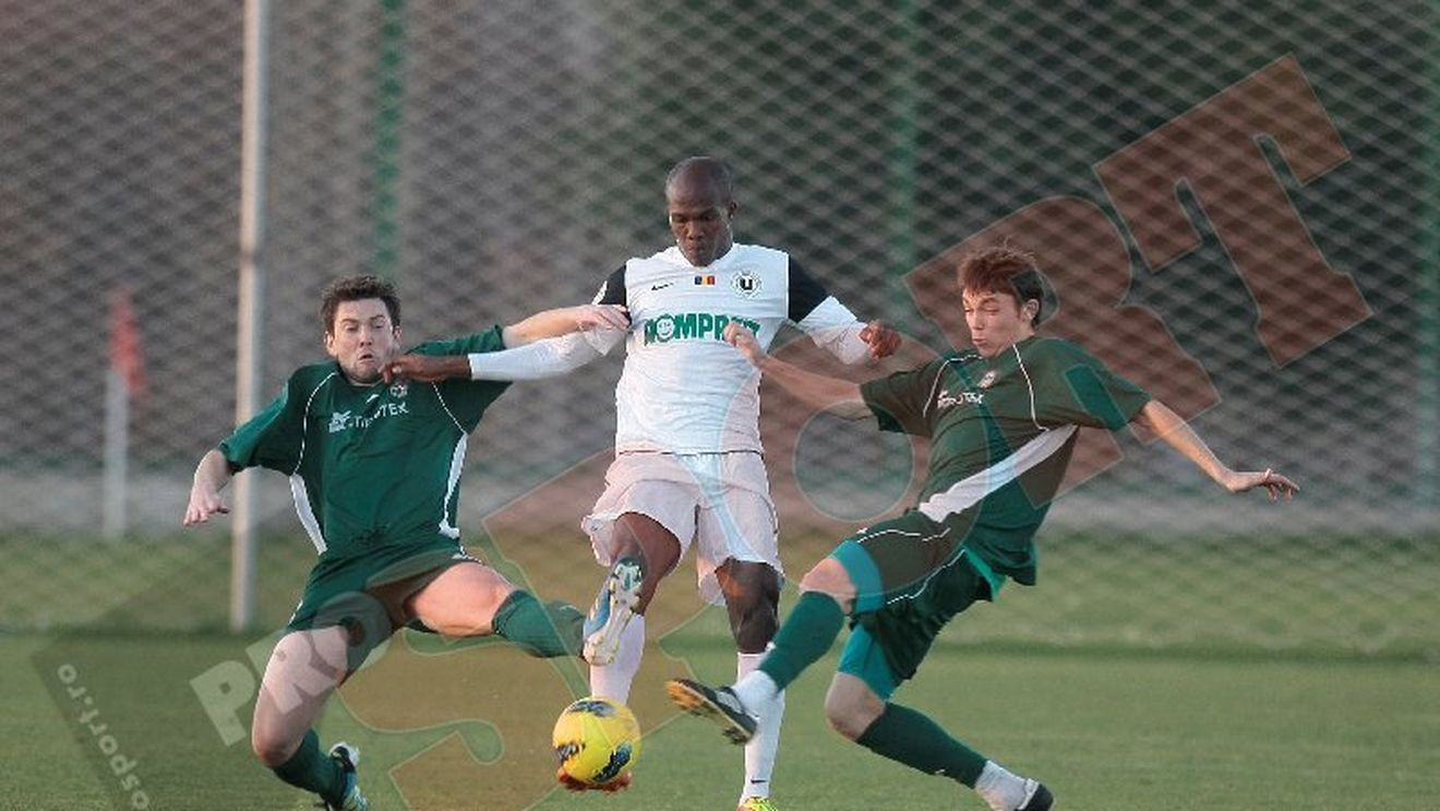 A doua victorie a "sepcilor roșii" în Antalya!** Universitatea Cluj - FC Tiraspol 1-0