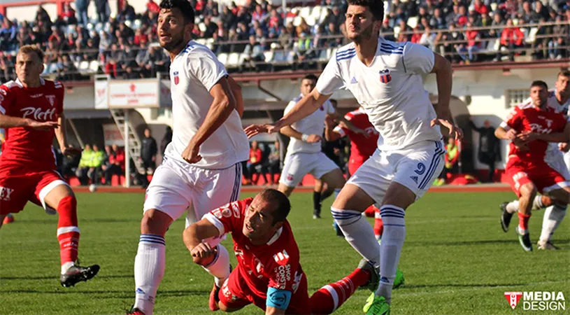 Cinci goluri, două penalty-uri, două reveniri și o eliminare: ingredientele meciului Luceafărul - UTA.** Bihorenii au învins în inferioritate 