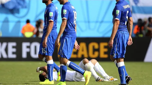 „Faliment complet” Presa din Italia dă de pământ cu naționala lui Prandelli după eliminarea rușinoasă din Brazilia