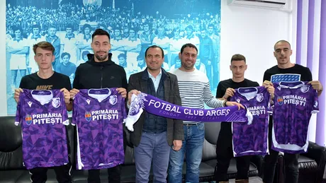 Campionii FC Argeș și-a prezentat ultimele achiziții și e pregătită pentru reluarea Ligii 2.** Ionuț Badea: 