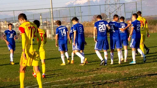 ”FC U” Craiova își continuă invincibilitatea în amicalele din Turcia și după testul cu Arsenal Tula B. Eugen Trică își va urmări jucătorii și într-un meci cu Rusia U19