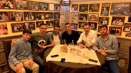 A semnat cu FCSB, dar aseară era în Italia. FOTO | Fotbalistul a luat cina cu noua achiziție a formației AS Roma 